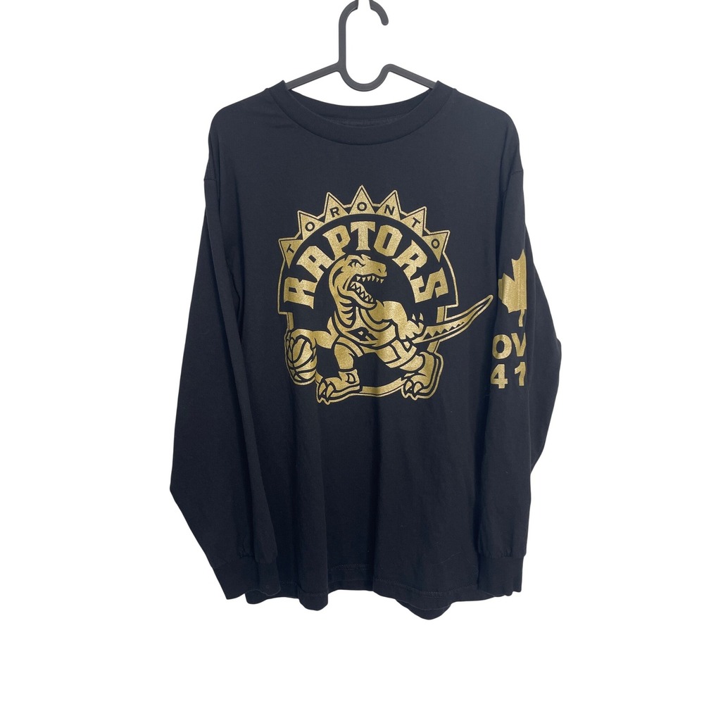 OVO Toronto Raptors 2014 Limited Edition Long Sleeve Black Gold Large